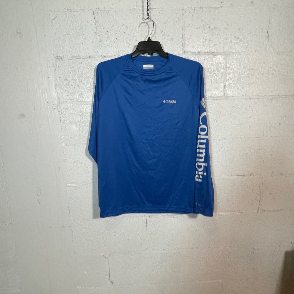 Columbia Sportswear Mens Terminal Tackle Shirt  Blue Large - Picture 5 of 7